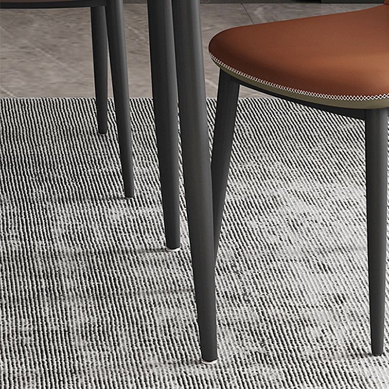 Round Dining Table Extendable Modern Dining Table for Dinner Room