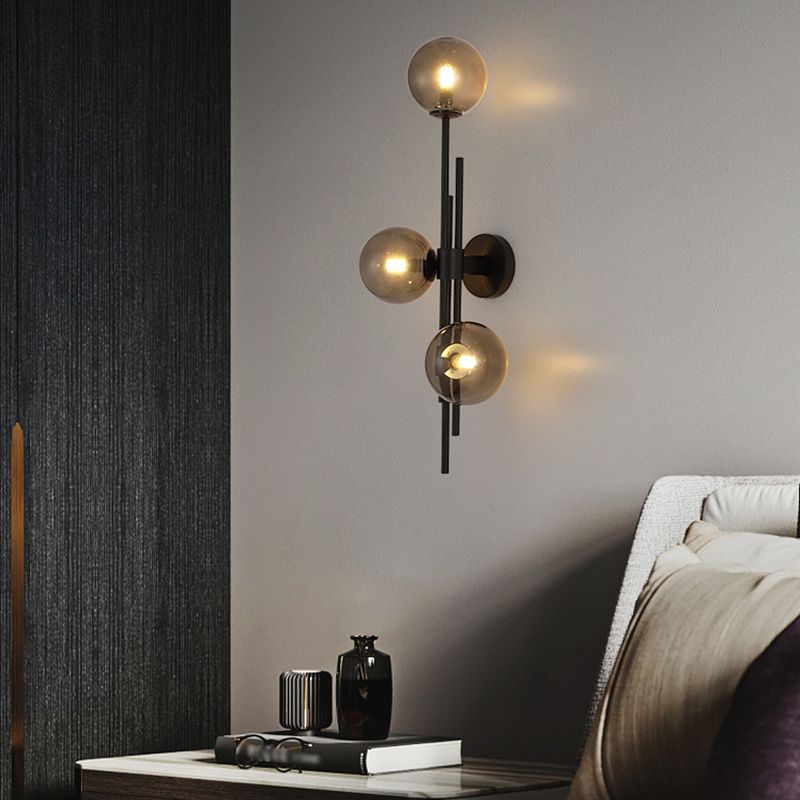 Glasbällchen Leuchte Leuchte Nordische Wandhalterung Leuchte für Schlafzimmer