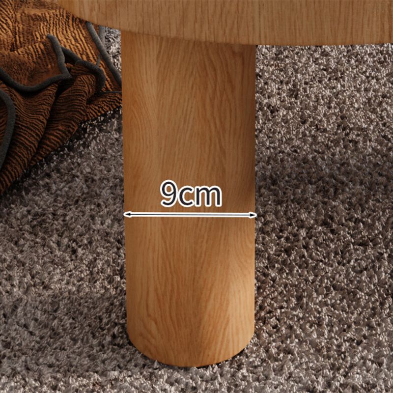 Nordic Coffee Table 3 Legs Solid Wood Geometric Single Coffee Table