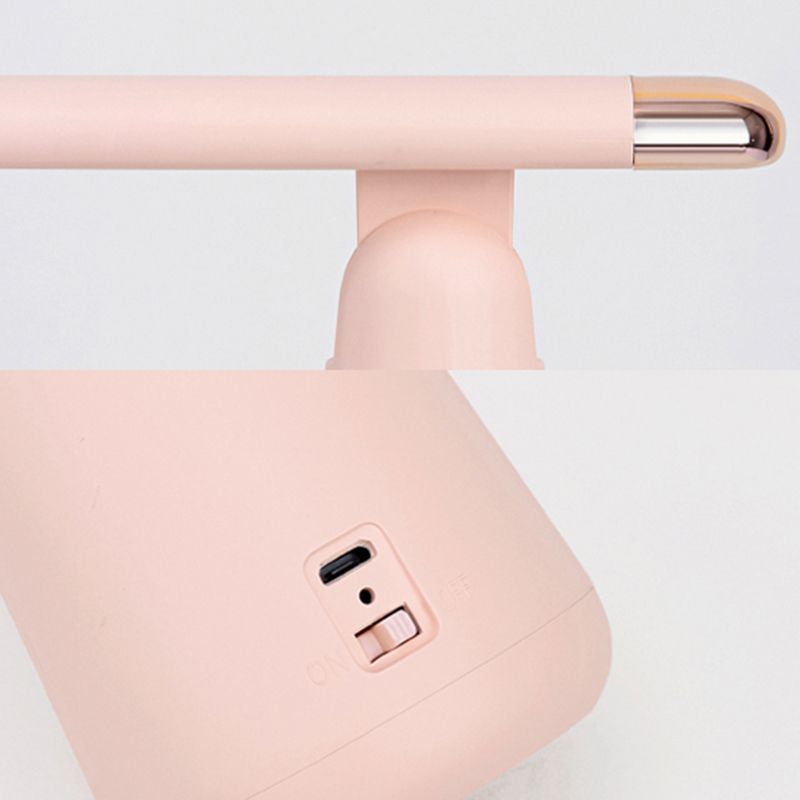 Modern Minimalist Style Table Lamp With Usb Port Plastic 1 Light Table Light for Study