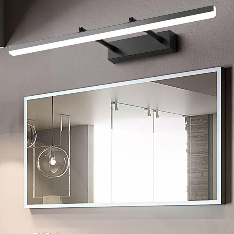Accesorio de lámparas de espejo LED de estilo moderno nórdico Smart Smart ajustable Mirror de luz para baño