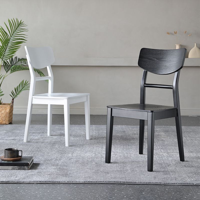 Silla auxiliar de madera para el hogar industrial, silla de comedor con respaldo de escalera (juego de 4)