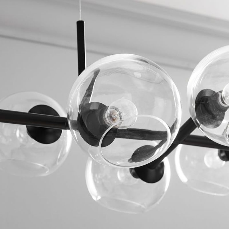 Modern Style Bubble Island Chandelier Lights 8 Lights Pendant Light Fixtures