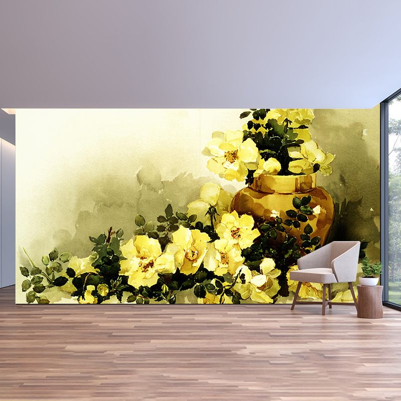 Bright Color Painting Murals Wallpaper Illustration Mildew Resistant Wall Murals
