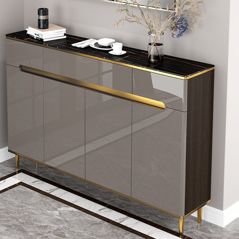 Home Luxury Style Storage Sideboard Sintered Stone Sideboard Cabinets