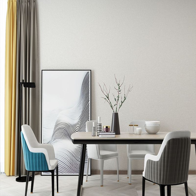 Weiche, einfarbige Tapete, minimalistische, feuchtigkeitsbeständige Wanddekoration für Schlafzimmer