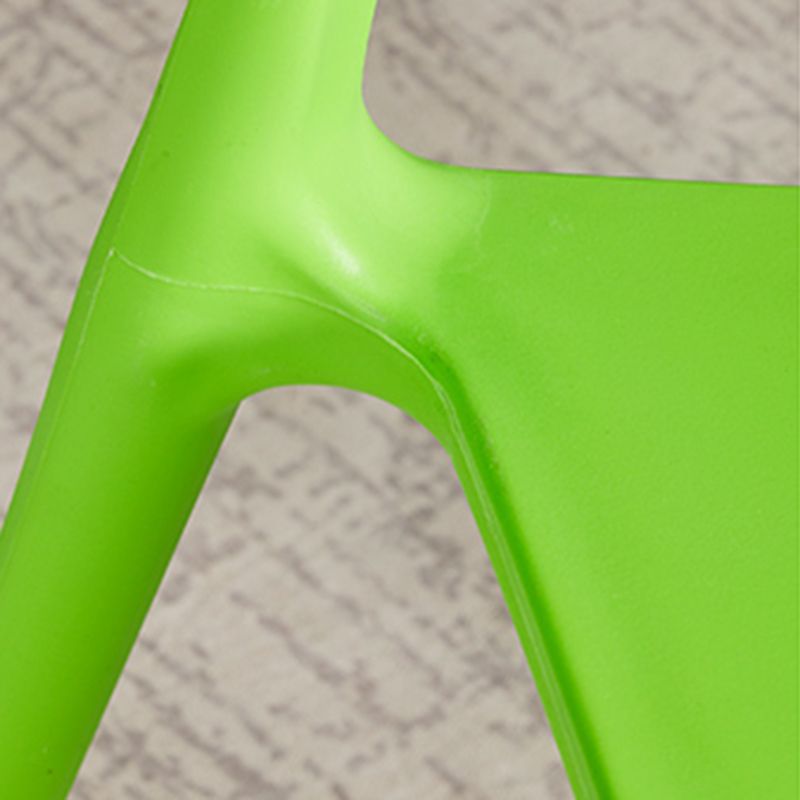 Plastic Contemporary Modern Dining Side Chair Open Back Chair