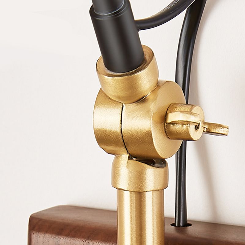 Éclair mural à bras rond à teinte