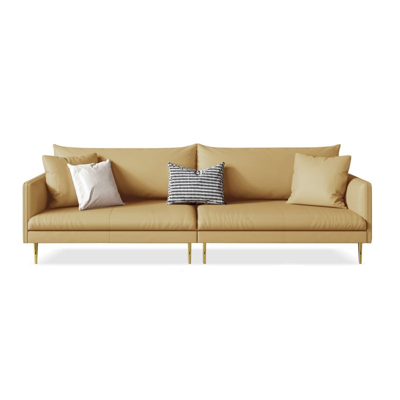Stain Resistant Stationary 3-seater Square Arm Standard Cushions Sofa
