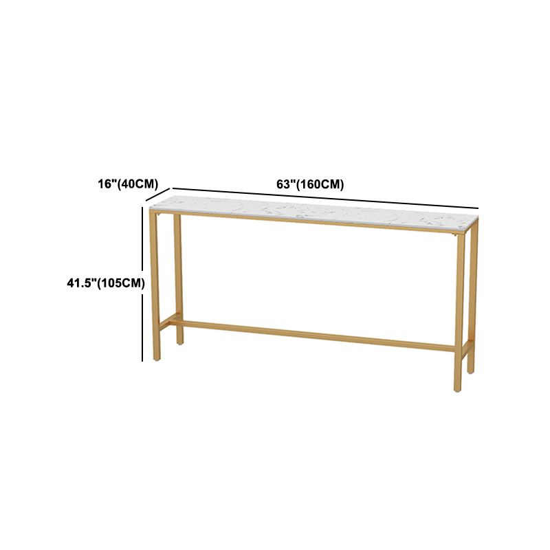 Sintered Stone Bar Table Set 1/2/3/4/7 Pieces Luxury Bar Table and Stools with Footrest