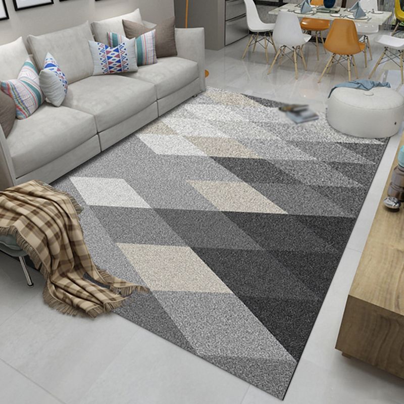 Alfombra moderna de poliester de alfombra de poliéster amarillo alfombra de manchas de interior para sala de estar para sala de estar