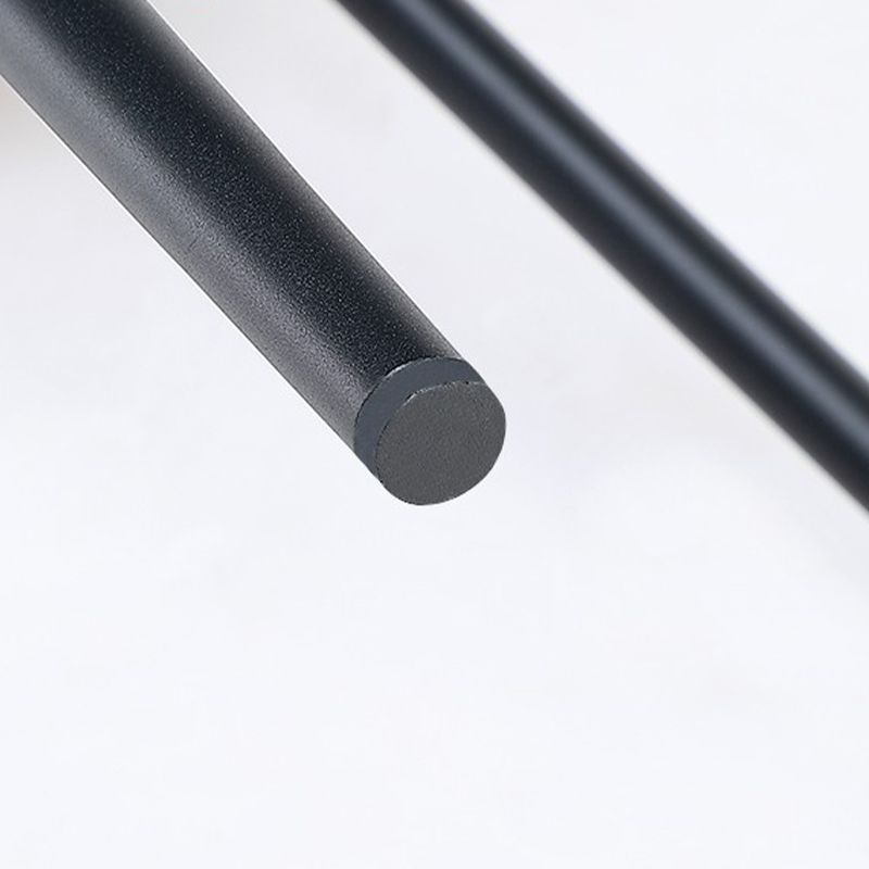 Modern Upholstered Stools with Metal Legs Matte Finish Indoor Counter & Bar Stools