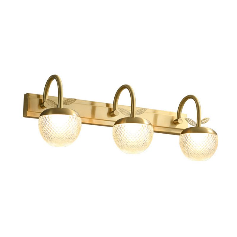 Global Vanity Wall Light Fixtures Modern Minimalist Style Vanity Lights with Acrylic Shade
