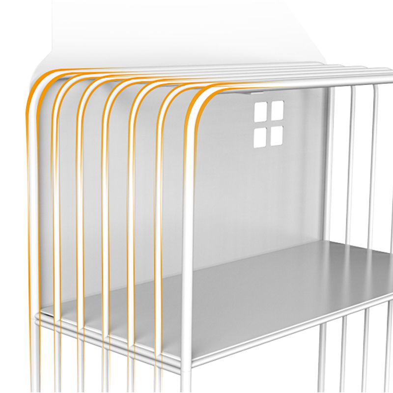 Estantería de metal de estilo moderno Etagere Open Shelf Bookcase for Home