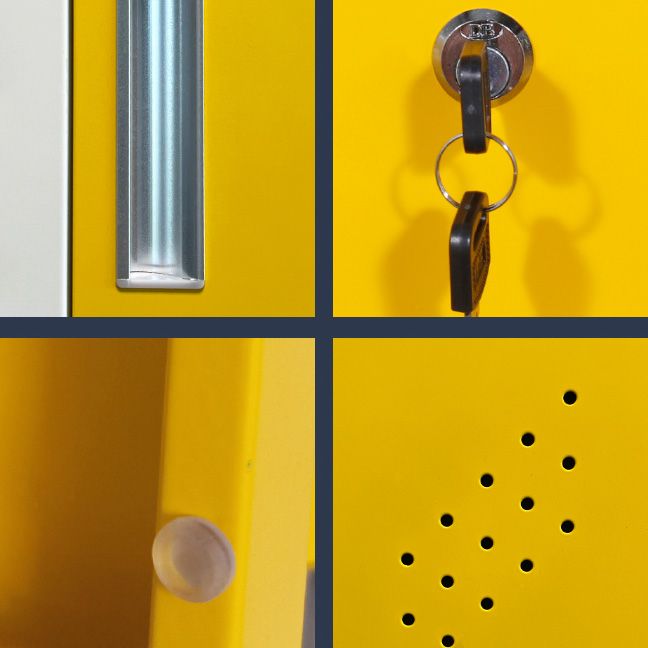 Contemporary Wardrobe Metal Wardrobe Closet with Shelves, 35.43" D x 16.54" W x 70.87" H