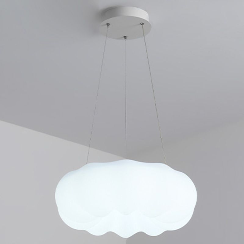 Éclairage d'éclairage pendentif en nuage blanc 1 Éclairage de suspension Blub pour salle à manger