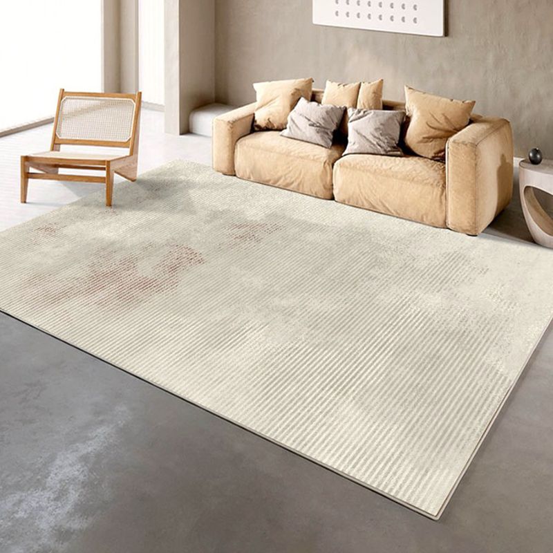 Modern Artistic Area Rug Contrast Panel Rug Polyester Non-Slip Backing Carpet for Living Room