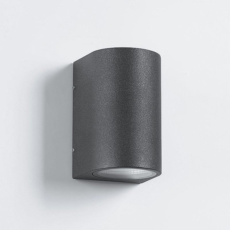 Cylinder 1 - Light Wall Lighting Fixture Aluminum Wall Sconce in Black