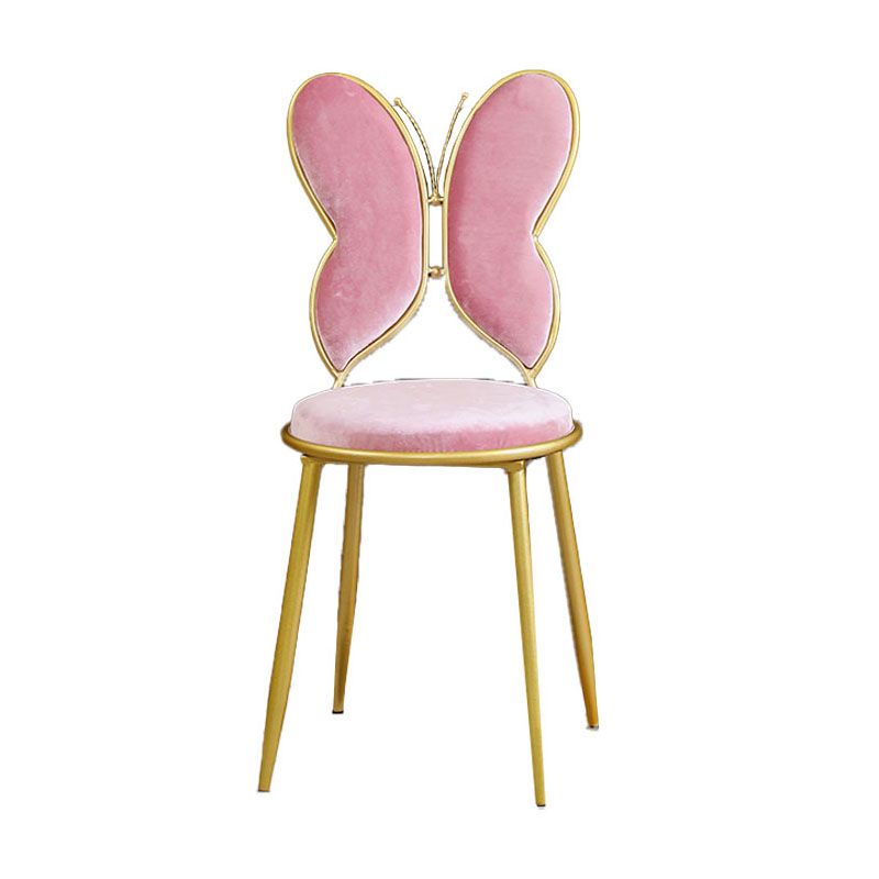 Chaises latérales de salle à manger à dos ouvert de style scandinave Chaises latérales tapissées