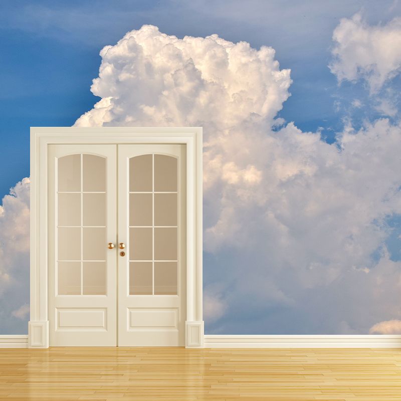 Changeable Sky Clound Mural Wall Paper Home Decorations for Kitchen Living Room Bedroom