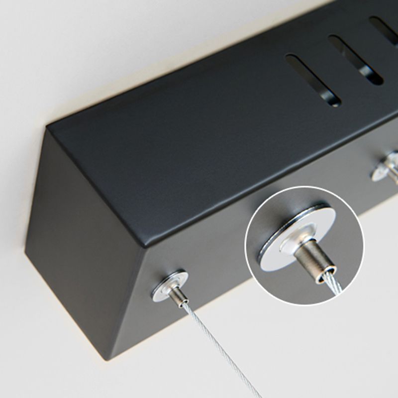 Mehrere Quadrate Pendelleuchte moderne Kronleuchter Lichter Metallkronleuchter für Wohnzimmer