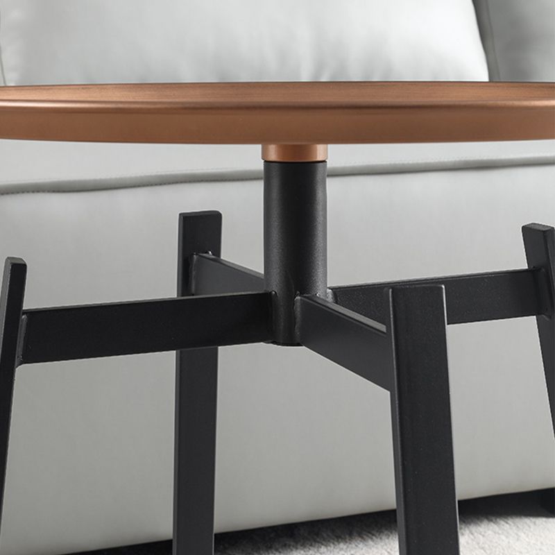 4 Legs Round Corner Table Side Tray Top End Table for Living Room