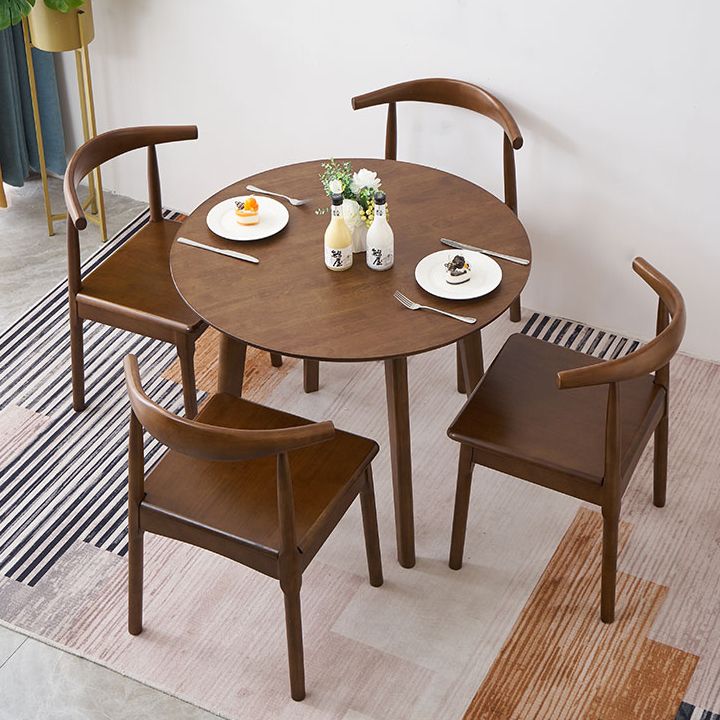 Table de restauration contemporaine pine en bois massif salle à manger meubles de maison