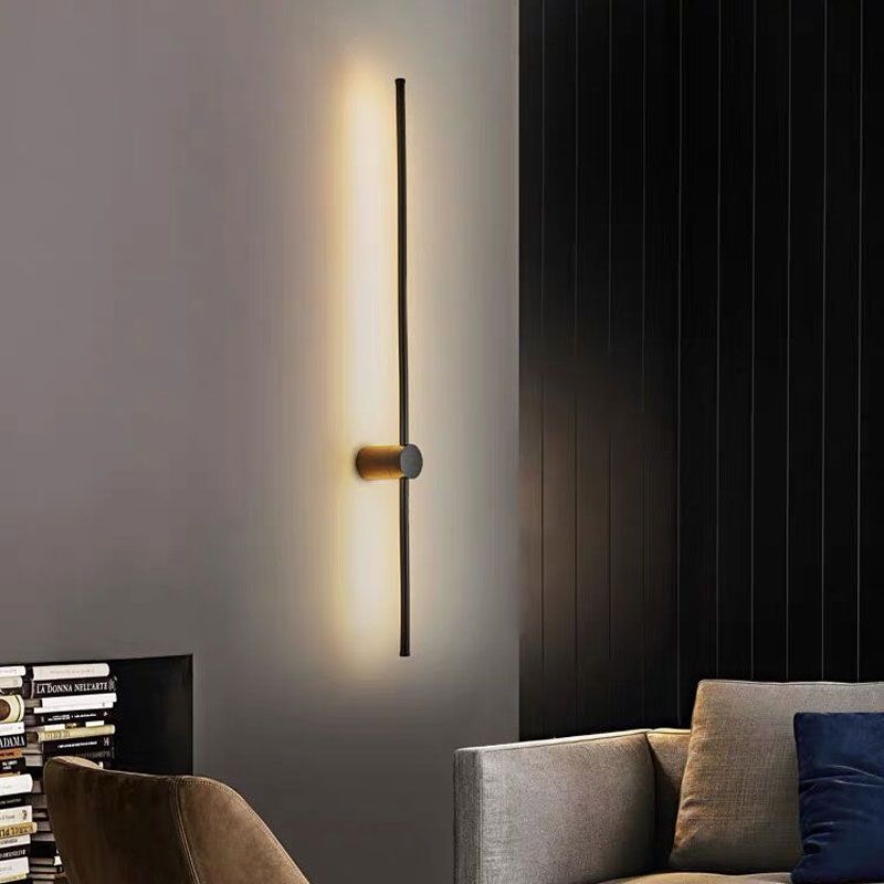 Lineaire wandkandelverlichting Moderne wandverlichting Wandmakerij metaal 1 lichte sconce lichten