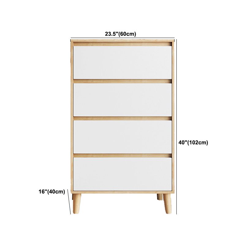 Contemporary Bedroom Chest 16" Wide Storage Chest with Drawers