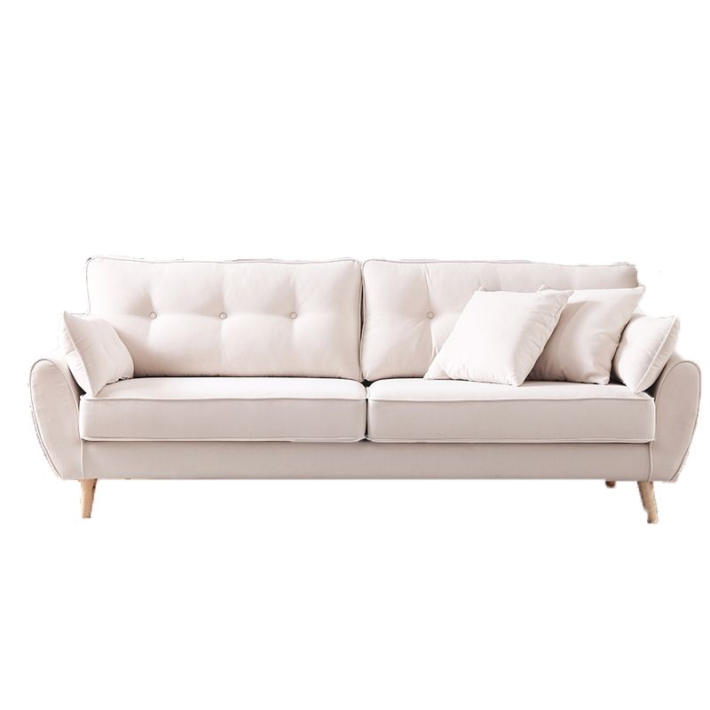 Contemporary Standard Flared Arm Sofa Convertible Sofa, 63.38" W x 35.82" D x 34.64" H