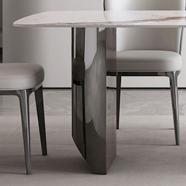 Rectangle Dining Table Sintered Stone Dining Table for Kitchen