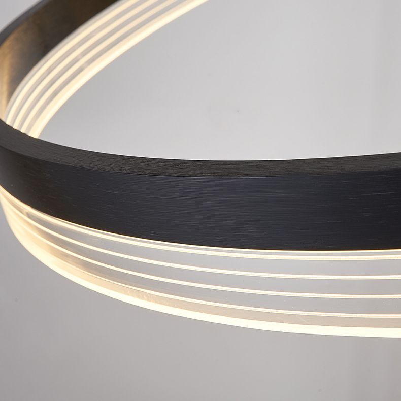 Modern Ceiling Lamp Circle LED Flush Mount Light Fixture for Bedroom