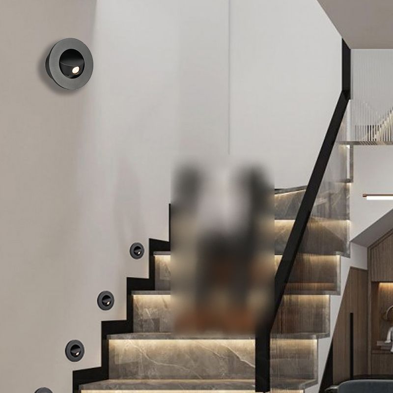 Geometric Shade Metal Wall Sconce Modern Style 1 Light Wall Mount Lighting