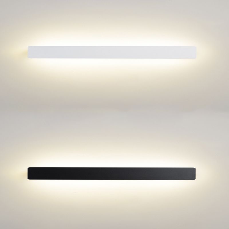 Éclairage de mur en métal linéaire