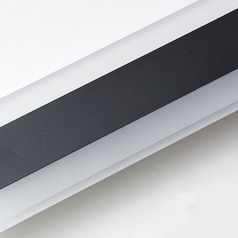 Modern Style Linear Shape Wall Sconce Metal 1 Light Sconce Lighting for Outdoor