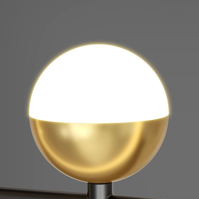 New Modern Black Iron LED Island Lighting Linear Chandelier Lighting for Dining Room