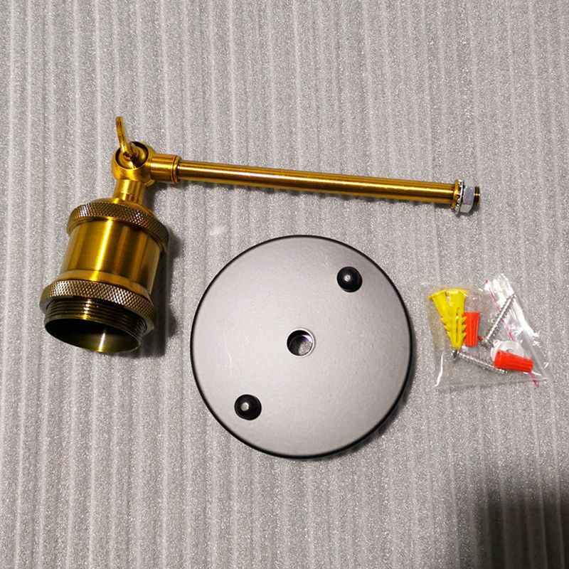 Exposed Bulb Design Metal Wall Light Factory 1 Head Dining Room Sconce with Swivel