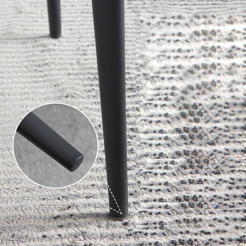 Silla tapizada con respaldo industrial interior del comedor del metal de la silla del brazo