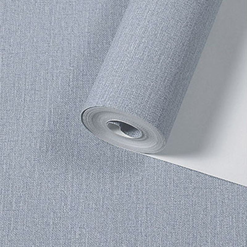 Solid-Colored Wallpaper Roll Multicolor Textured Moisture Resistant Wall Covering