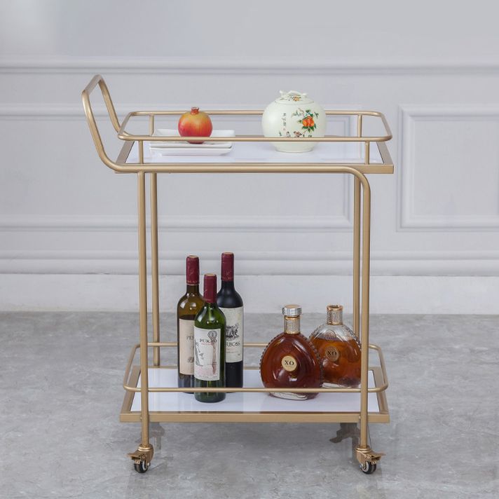 Rolling Modern Prep Table Stone 33.86" High Prep Table for Restaurant