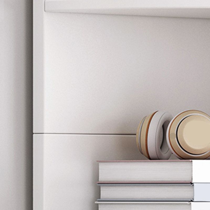Wooden Triangle Accent Chest with Shelves Contemporary Chest