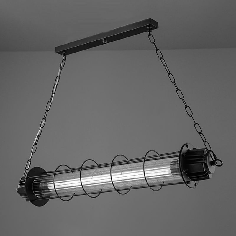 Industrial Pendant Light Metal Frame Light Room Foyer Light