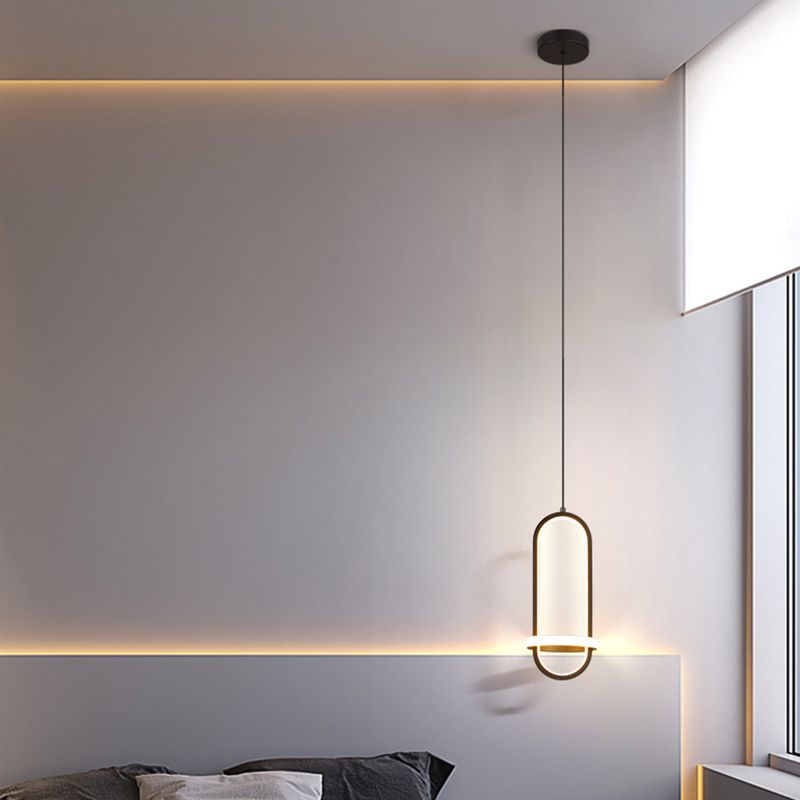 Luci a sospensione a sospensione a sospensione modernista per ciondolo a sospensione per la camera da letto del salotto