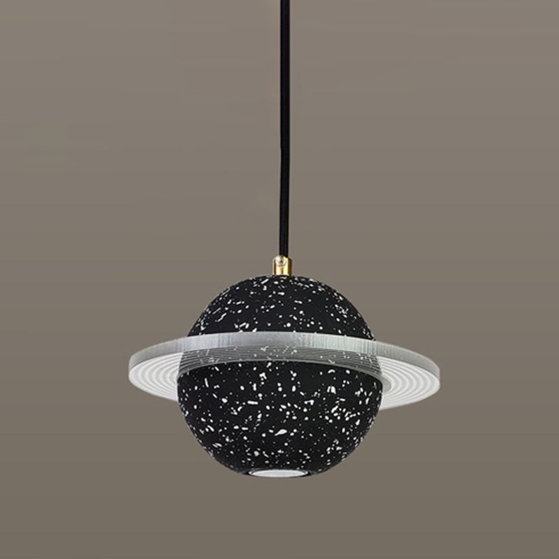 Modern Style Spherical Shape Pendant Lighting Cement Pendant Light for Bedroom