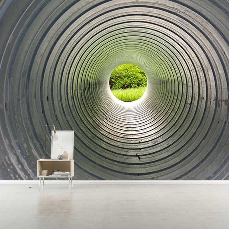 Modern Space Extension Removable Wall Mural for Gust Room, Moisture Resistant