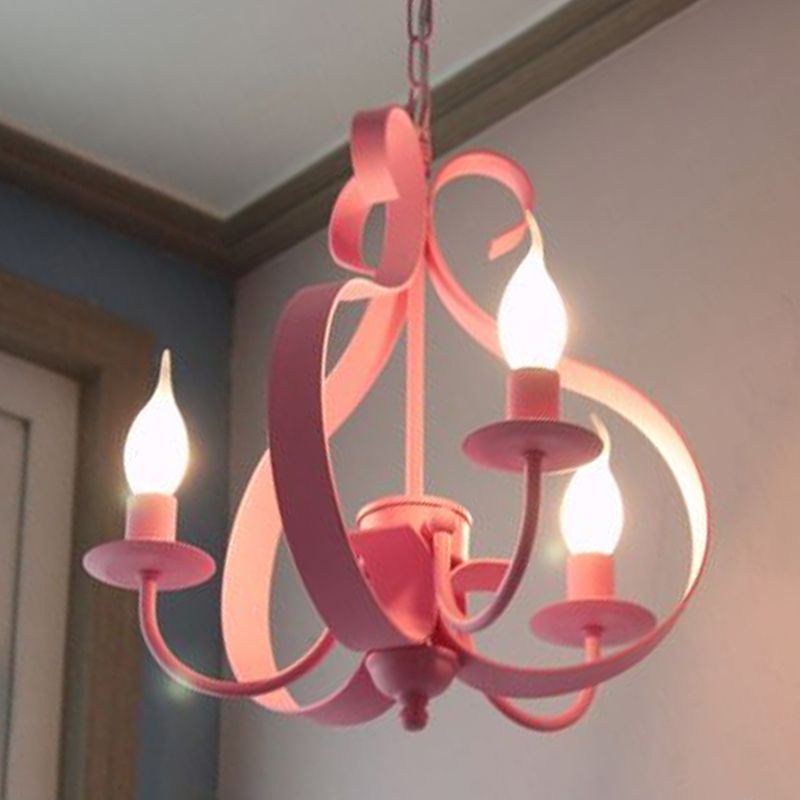 Traditional Unique Chandelier Lights Metal 3 Light Hanging Pendant Lights