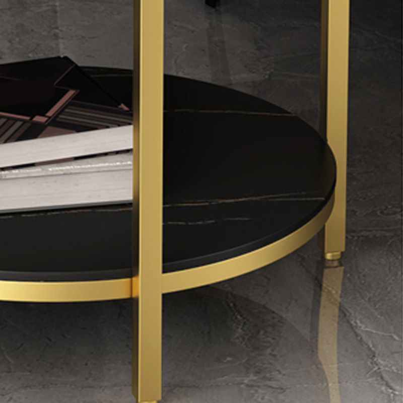 Minimalist Slate Side End Table 4 Legs Side End Table for Living Room