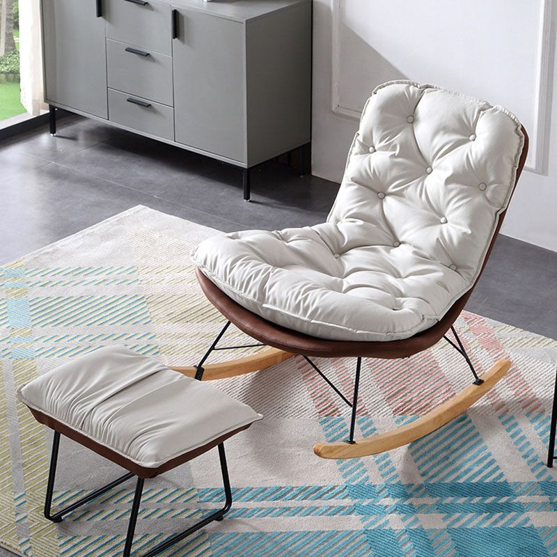 Modern Light Luxury Lazy Sofa Chair Leisure Lounge Rocking Chair