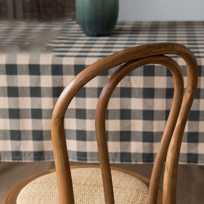 Sillas modernas de madera maciza de haya, juego de sillas laterales con respaldo Windsor para comedor y cocina
