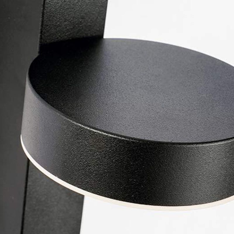 Moderne metallrotbare Wandleuchte geometrische 11 -Zoll -Wandleuchten mit Schalter